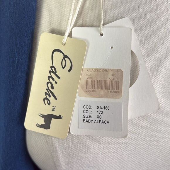 NWT Tom Gutie Blue Baby Alpaca Jacket - Picture 5 of 8